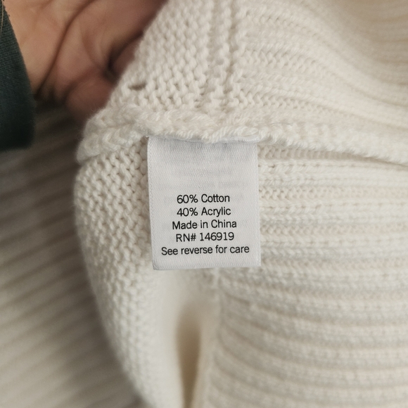 LC Lauren Conrad Loose-knit Polo, L - Picture 5 of 6